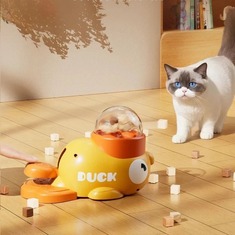 Cat Toy Cat Automatic Feeder Cat Interactive Toy Pet Automatic Food Treat Dispenser Pet Snack Feeder Dog Training Pet
